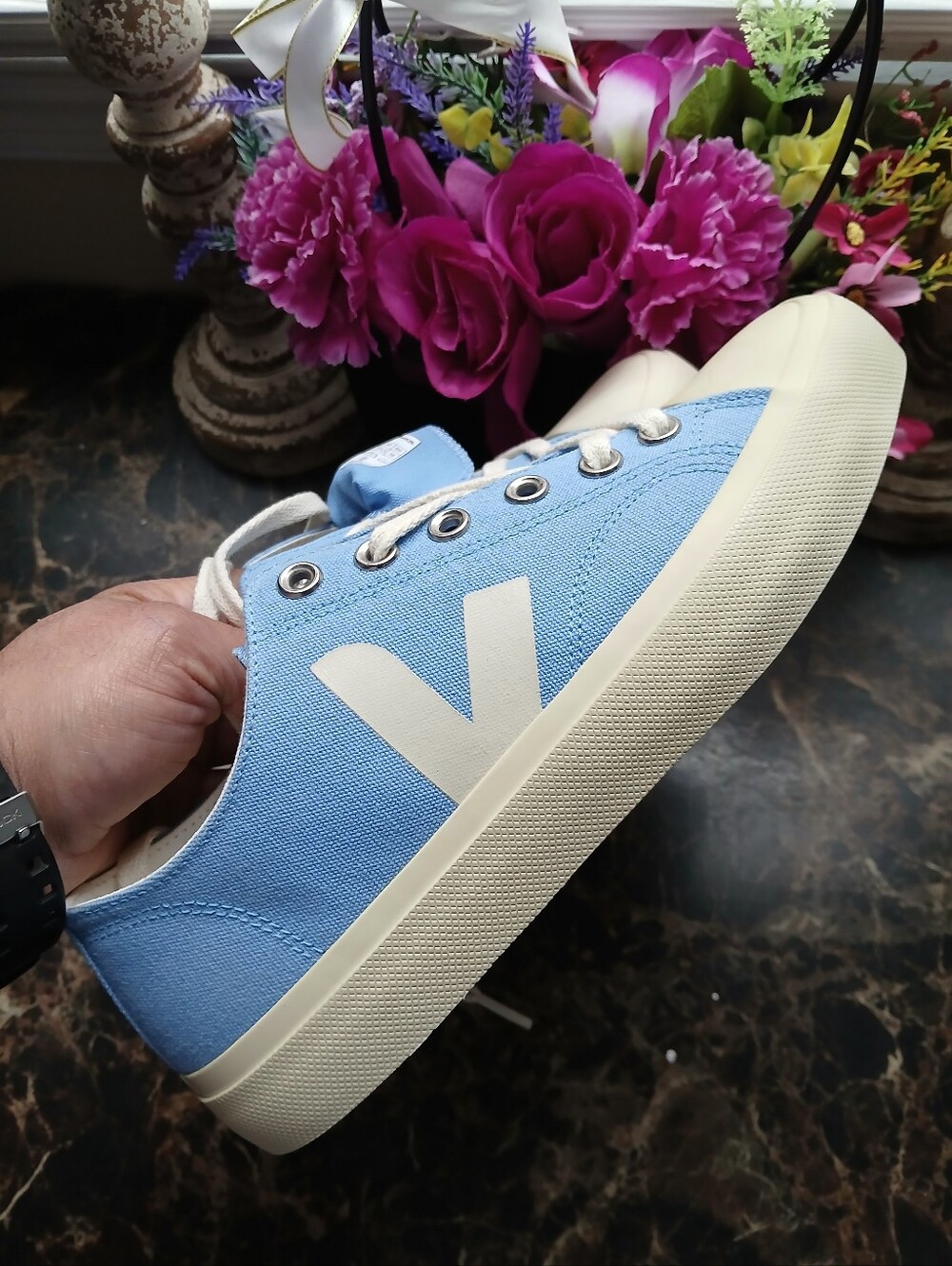Veja Wata II Low Canvas Comfort/Lifestyle Shoes Size 40 EU 9 USA for Women - Picture 5 of 9